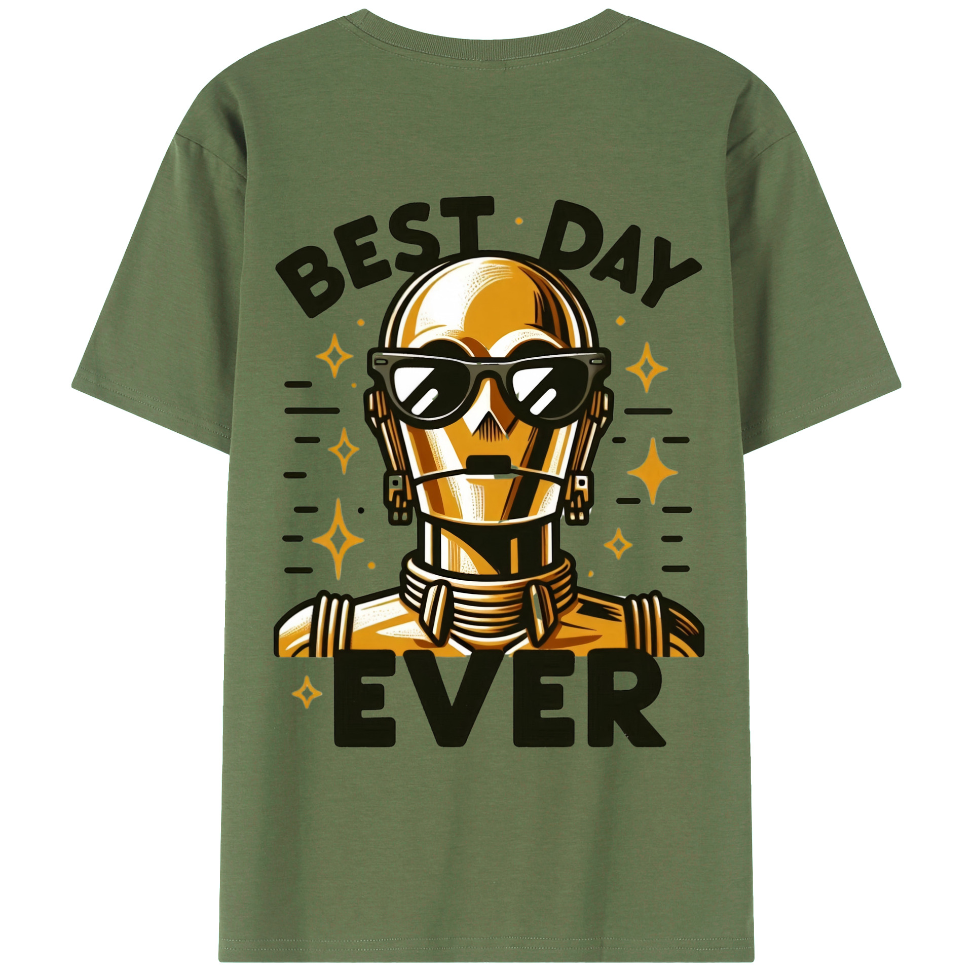 （画像用） スター・ウォーズ Star Wars 綿100％ メンズ半袖Tシャツ（バックプリント） 通気性
